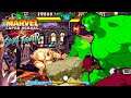 Hulk Playthrough - Marvel Super Heroes vs Street Fighter [ARCADE][HD]