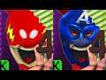 Ice Scream 4 The Flash VS Ice Scream 4 Captain America - Ice Scream 4 Rod Factory Mods