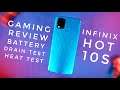 Infinix Hot 10S Gaming Review, Battery Drain, Heat Test