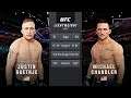 Justin Gaethje Vs. Michael Chandler : UFC 4 Gameplay (Legendary Difficulty) (AI Vs AI) (PS4)