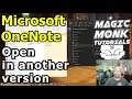 Microsoft OneNote: How to transfer a notebook to another version of OneNote