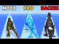 NOOB vs PRO vs HACKER in Dino Evolution Run 3D