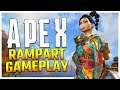 Rampart Gameplay + New Volt SMG is OP! (Apex Legends Update)