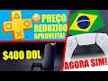 SONY PS5 Brasil, te amo / PSN Plus preço reduzido / Mais preços vazados PS5
