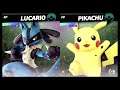 Super Smash Bros Ultimate Amiibo Fights – Request #16492 Lucario vs Pikachu