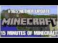#165 Nether update, 15 minutes of Minecraft, PS4PRO, gameplay, playthrough