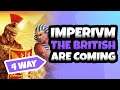 British 4 Way Part 1 | Imperivm Great Battles of Rome Gameplay
