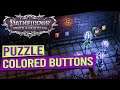 Colored Buttons on the Wall Puzzle (Shield Maze) - PATHFINDER WRATH OF THE RIGHTEOUS