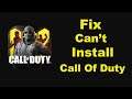 Fix Can't Install Call Of Duty Mobile Error On Google Play Store in Android | Can't Download Issue