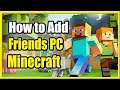 How to ADD FRIENDS on MINECRAFT PC (Fast Method!)