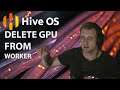 How To Delete GPU From Worker in HiveOS