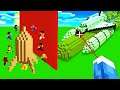 I Cheated Using WORLD EDIT //PASTE! AGAINST 100 FANS!
