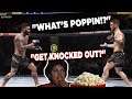 INSANE BRAWLS AND TRASH TALKING!! [ ITSREAL85 VS. DYT GUTTA 937 ] UFC 4 STAND AND BANG!