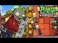 LOS ZOMBIES EN EL TEJADO - Plants vs Zombies