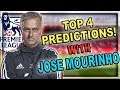 Predicting TOP 4 EPL Teams With JOSE MOURINHO