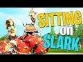 Sitting on Slark - Techies DotA 2