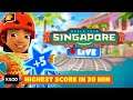 🔴 Subway Surfers Live in Singapore - Highest Score In 30 Min