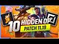 The 10 Most HIDDEN OP Champs in Patch 11.19 to CLIMB With! - League of Legends