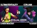 UltimateVitality (Laura) vs corjam (Juri) | SFV Losers Bracket Pt 1 | Equalizer #2