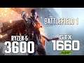 Battlefield 1 on Ryzen 5 3600 + GTX 1660 SUPER 1080p, 1440p benchmarks!