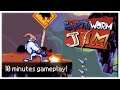 Earthworm Jim (SNES) - 10 Minutes Gameplay