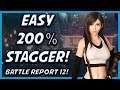EASY 200% Stagger For Battle Report 12 In FF7 Remake Guide