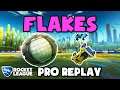 Flakes Pro Ranked 3v3 POV #99 - Rocket League Replays