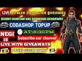 🔴Free Fire Live Codashop Topup Giveaways