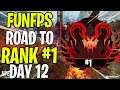 FUNFPS - ROAD TO APEX PREDATOR RANK #1 DAY 12 - PATHFINDER 26 SQUADS KILLS