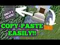 How to copy paste things from one island to another in minecraft!