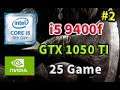 I5 9400f GTX 1050Ti Testing Part 2 "Agust 2021"