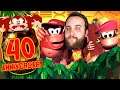 It's DK's 40th Anniv. Today & Joey Just Played the Donkey Kong Country Trilogy for the First Time!