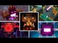 Minecraft Dungeons - All Boss Fights + Both Endings (All DLC included)
