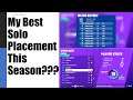 My Best Solo Placement of Season 3 Fortnite??? - Fortnite Tournament Highlights