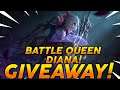 NEW DIANA SKIN! BATLLE QUEEN DIANA GIVEAWAY - FULL GAMEPLAY!