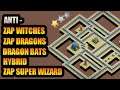 NEW TH12 WAR BASE | ANTI ZAP WITCHES / DRAGS BATS / HYBRID + REPLAY PROOF + LINK | CLASH OF CLANS