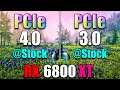PCIe 4.0 vs PCIe 3.0 on RX 6800 XT 16GB | PC Gaming Tested