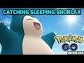 Pokémon GO - Catching Sleeping Snorlax