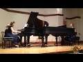 Sonata in D for two pianos, 1st movement, by Mozart.
