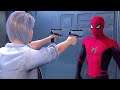 Spider Man In Tom Holland Suit Fights Silver Sable
