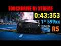 [TOUCHDRIVE] Asphalt 9 - Grand Prix Ferrari 599xx (1 ⭐️) - Round 5 Rat Race - 0:43:353