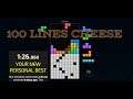 100 Lines Cheese Race in 1:26.96 by z2sam | JSTRIS