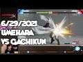 6/29/2021 SFV Battle Lounge Umehara (Guile) VS Gachikun (Rashid)