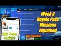 BGMI For iOS Devices? | C1S1 Week 3 Royale Pass Missions Explained BGMI | M1 Week 3 RP Missions C1S1