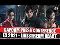 Capcom Press Conference | E3 2021 | Livestream React | Gaming Instincts