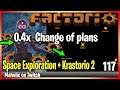 ⚙️Factorio ➡️ Setup 4 Satellite Probes✅  ➡️Space Exploration + Krastorio 2 🏭⚙️| Gameplay