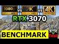 GTA 5 - Benchmark | 1080p VS 1440p VS 2036p | RTX 3070 | i7 6700K | RAM DDR4 32GB | SSD 1TB