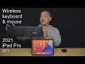 How to connect wireless keyboard and mouse to a 2021 iPad Pro M1 USB A to USB C adapter for receiver