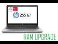 HP 255 G7 RAM upgrade disassembly & Assembly