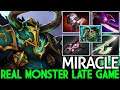 MIRACLE [Wraith King] Pro Keep Calm Farming and Come Back Late Game 7.26 Dota 2